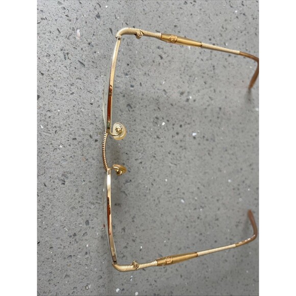 CHRISTIAN DIOR Eyeglasses Frames ONLY 49-19 01x2 Half Rim gold main image 15